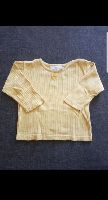 Tee-shirt manches longues fille 12 mois