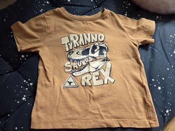 Tee shirt verbaudet T Rex 4 ans