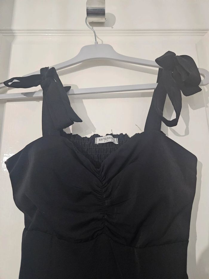 Robe noir longue/midi été - photo numéro 2