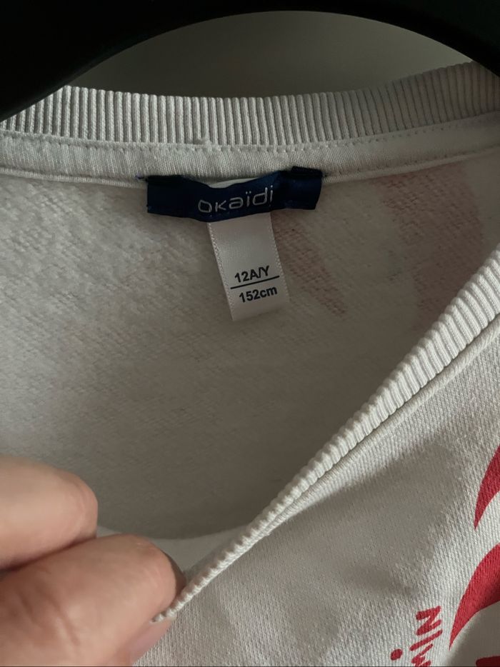 Sweat fille okaidi taille 12 ans - photo numéro 2