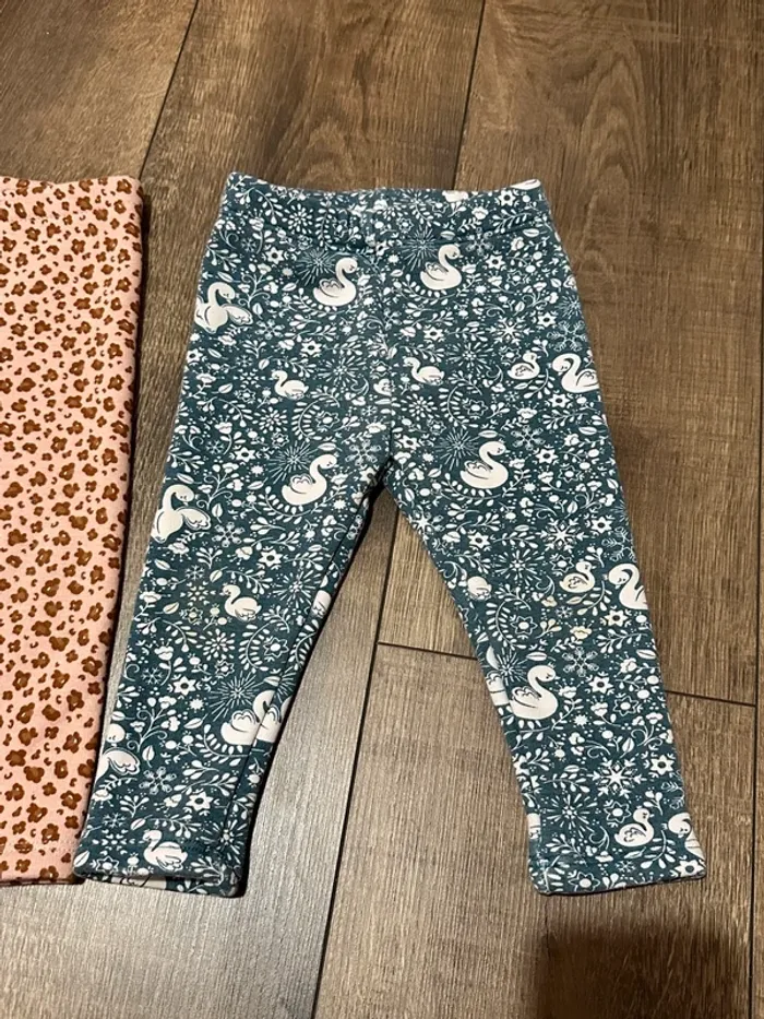 2 Leggings chaud 18 mois 80cm Sergent Major - photo numéro 2