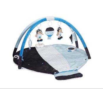 Tapis d’éveil bleu sensoriel