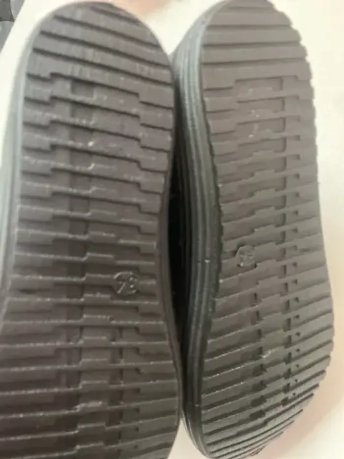 Bottines fille - neuf - fourrée - noire - Defacto - Taille 34 - photo numéro 5