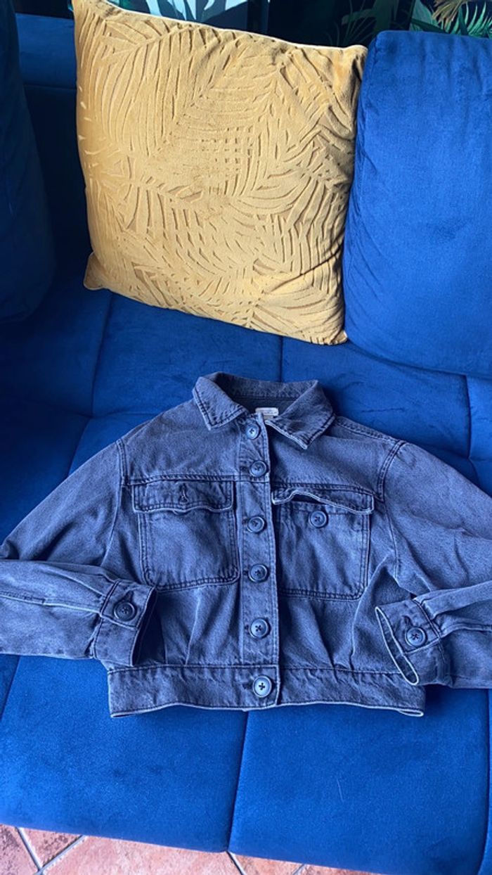 Veste en jean Pull and bear