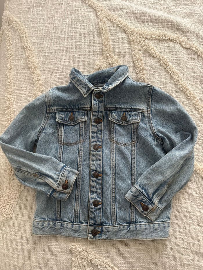 Veste en jean bleu clair Zara 4/5 ans