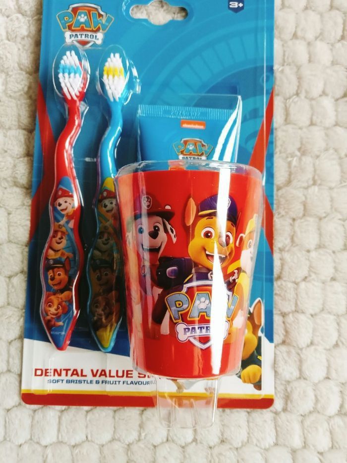 Kit de brosses à dents paw patrol