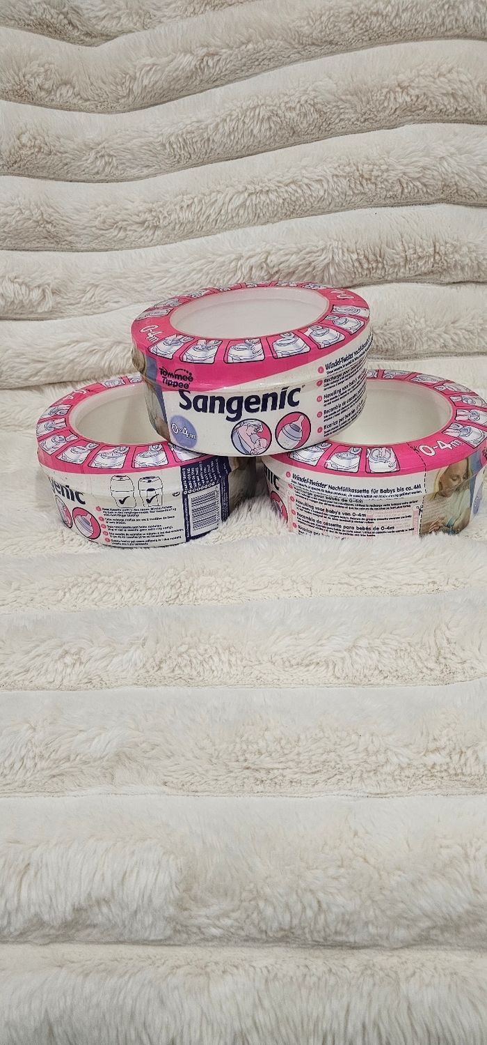 Lot de 3 recharges originales Sangenic Tec Tommee Tippee neufs