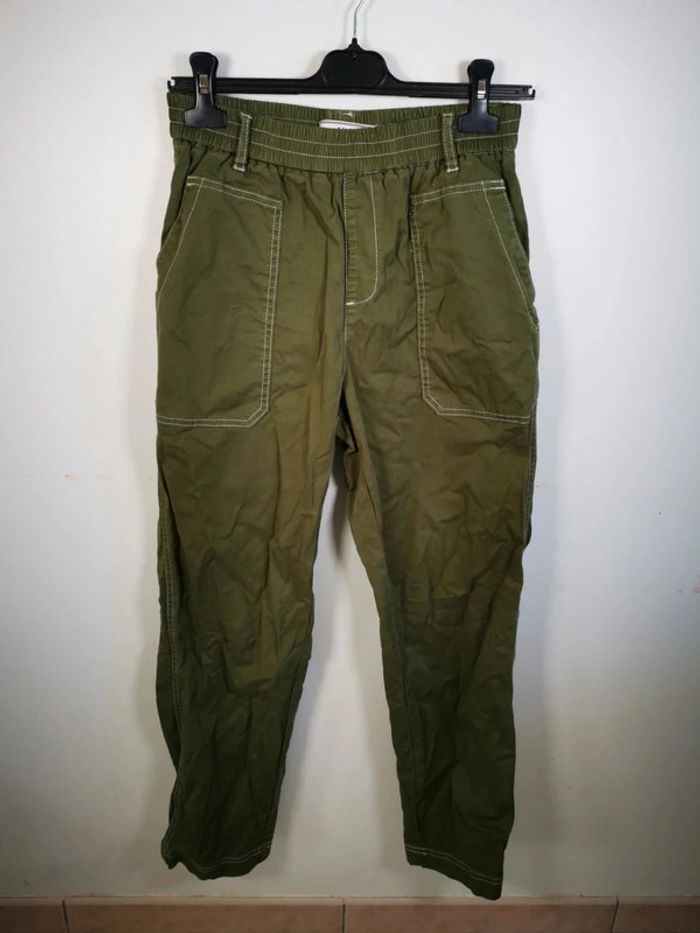 C34 pantalon kaki MKT S