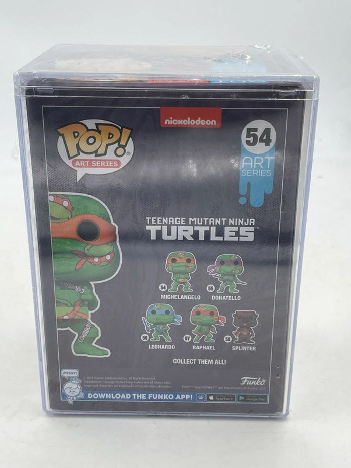 Figurine Funko Pop Tortue Ninja Michelangelo N•54 neuf - photo numéro 3