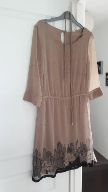 Robe DDP vieux rose/noir