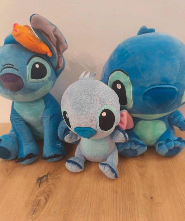 Lot 3 peluches Stitch - photo numéro 3