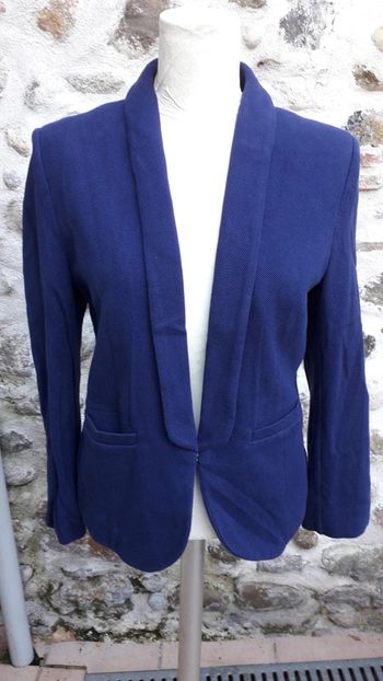 Veste courte bleue marine