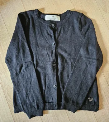 Gilet noir 4-6 ans