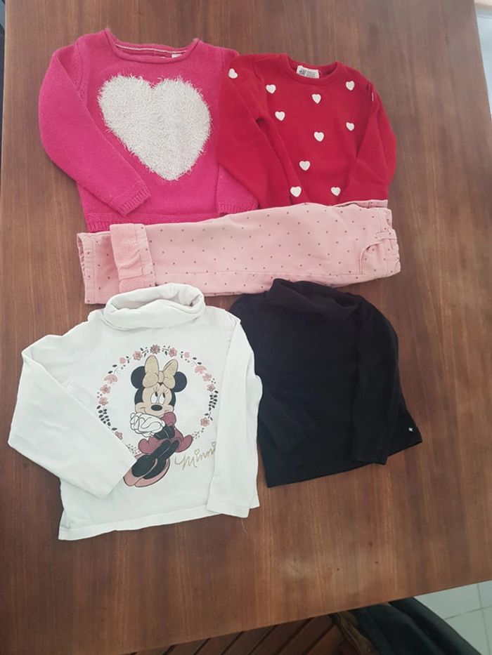 Lot vêtements fille