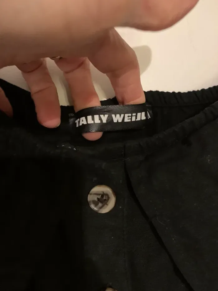 Robe à volant noir Tally Weidj taille S - photo numéro 4