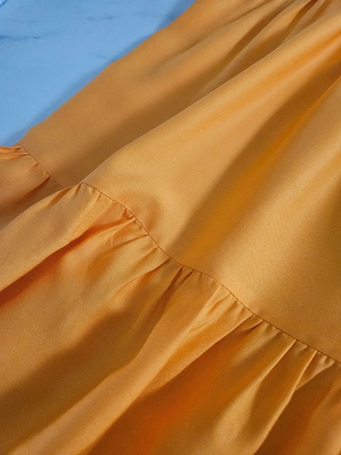 Primark longue robe jaune été taille L - photo numéro 11
