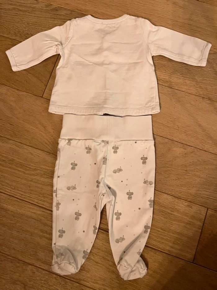 Pyjama 2 pièces blanc  sergent major 3 mois très bon état - photo numéro 7