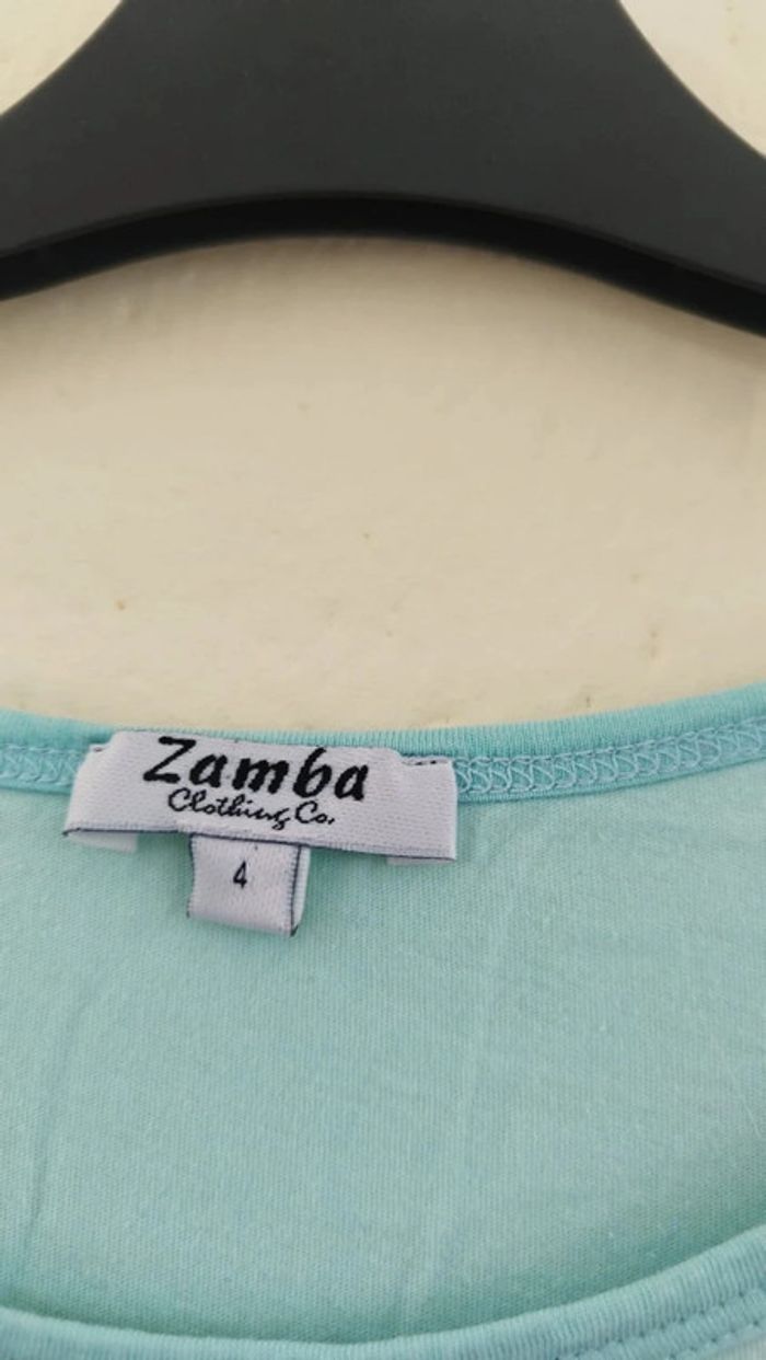 Blouse bleue - Zamba - taille 46 - photo numéro 3