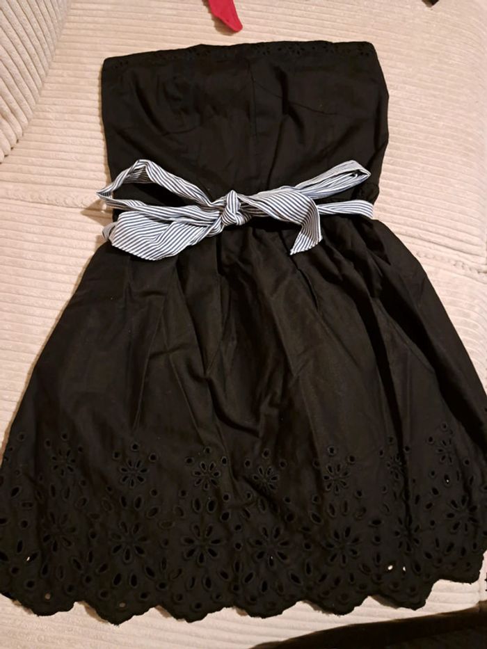 Robe bustier noire