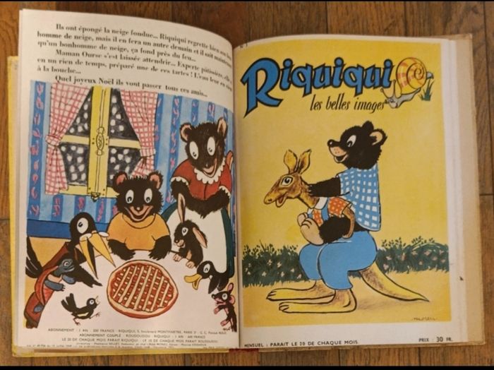 Ancien album Riquiqui les belles images N°1 à 6 1951-1952 - photo numéro 4