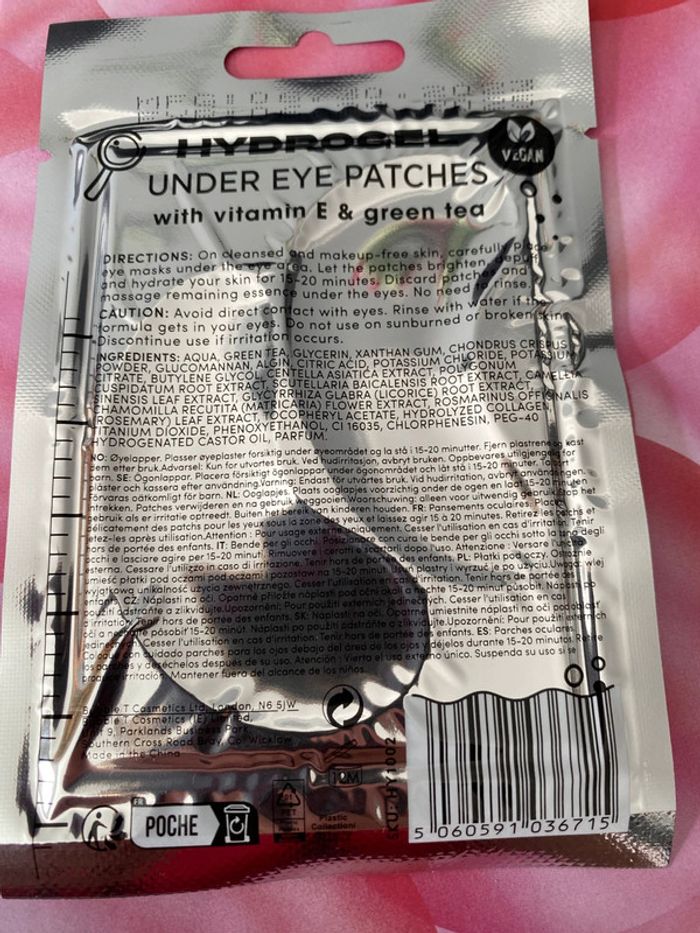 Patch yeux Hydrogel Bubble T Cosmetics - photo numéro 2