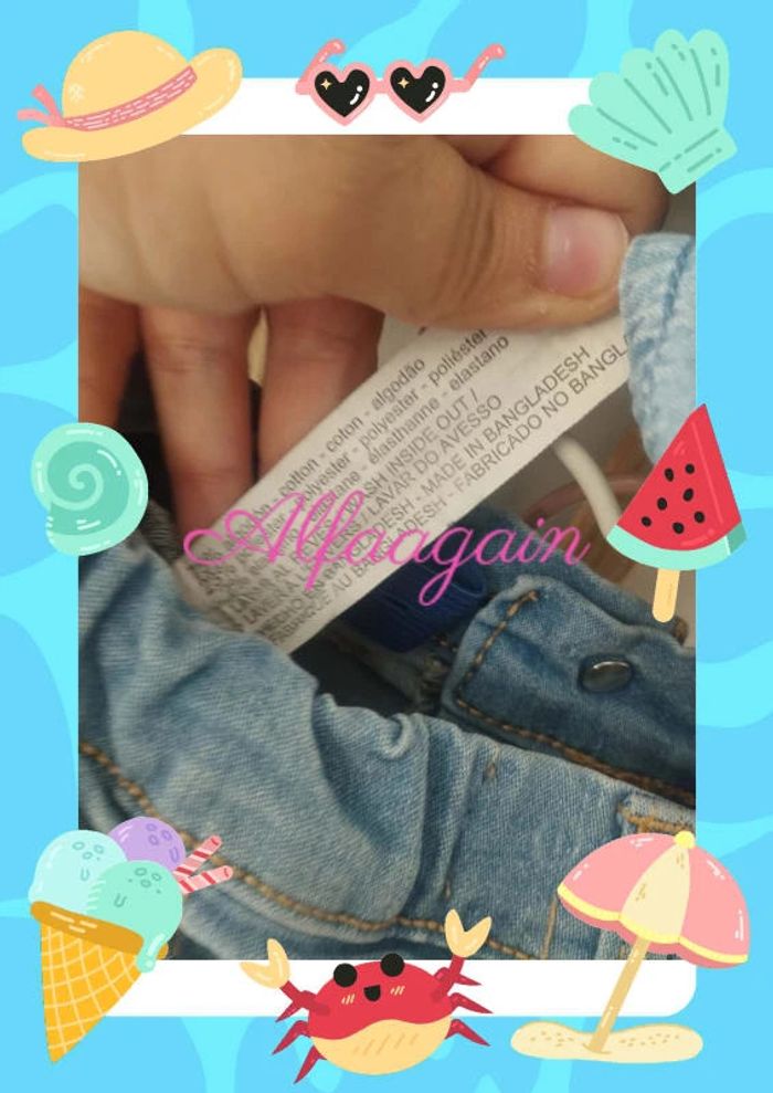 Lot shorts jean 7/8ans - photo numéro 9