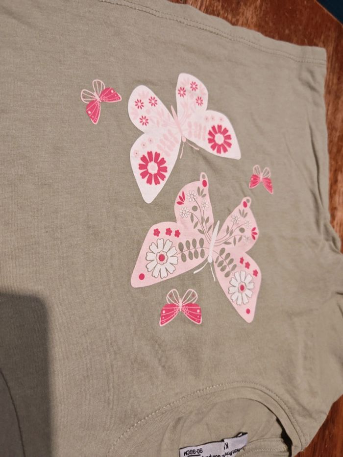T shirt fille papillon taille 3 ans - photo numéro 3