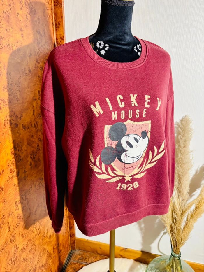🍷 Sweat Mickey Mouse Disney – Taille L #HiverDécontracté #pulldisney - photo numéro 2