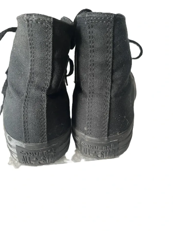 Converse montantes noires – Taille 36 – Indémodables - photo numéro 3