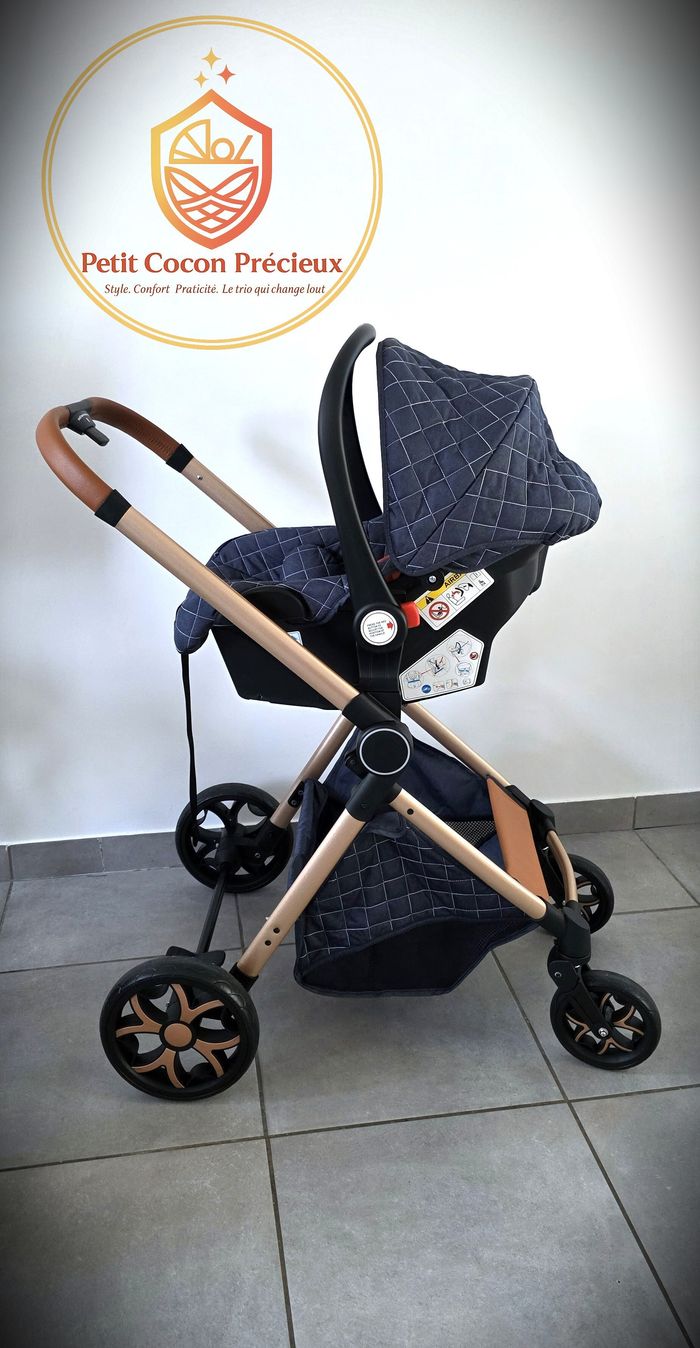 Poussette 3-en-1 Magic ZC bleu / Neuve / Vendeuse déclarée dans la puériculture. - photo numéro 6