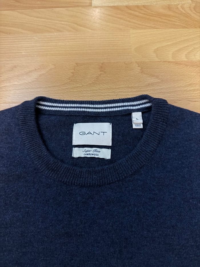 Pull Gant marine ras du cou marine taille L