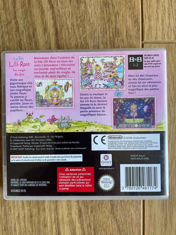 Jeux Nintendo DS la fée lili-rose - photo numéro 3