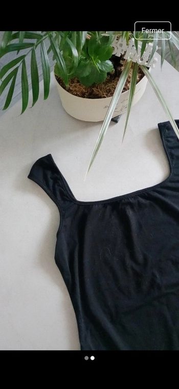 Débardeur noir body L