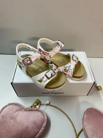 Sandales fleuries fille (neuf) - Taille 26