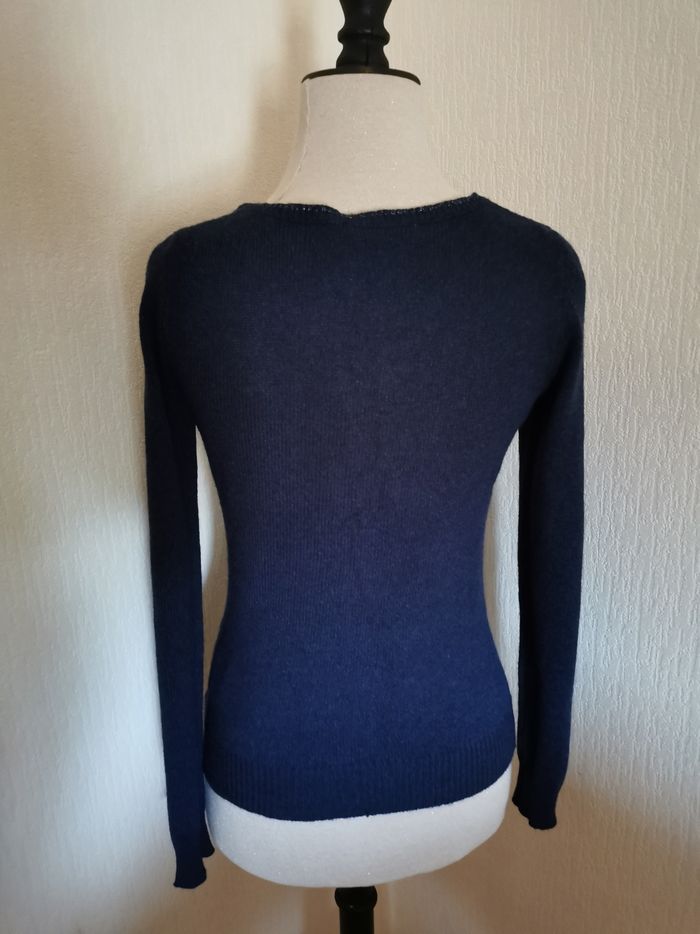 Pull bleu marine Camaïeu TXS - photo numéro 6