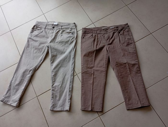 Lot de 2 pantacourts femme taille 46 - photo numéro 2