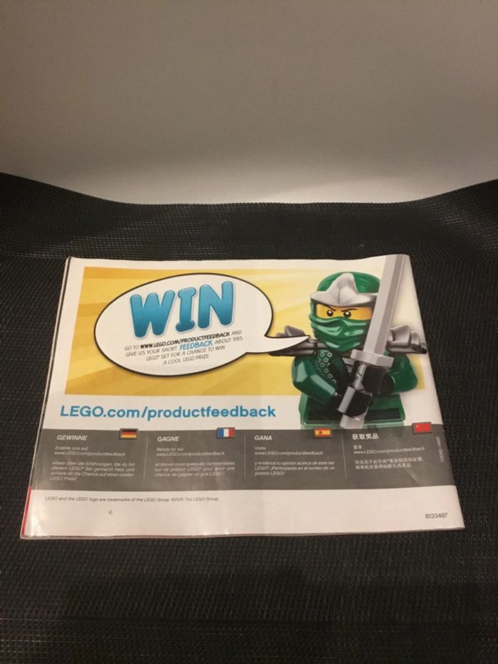 Lego ninjago NOTICE  set 70747 Boulder blaster jet multi missiles - photo numéro 2