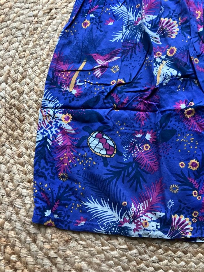 Robe bleue multicolore la Compagnie des Petits 6 ans - photo numéro 3