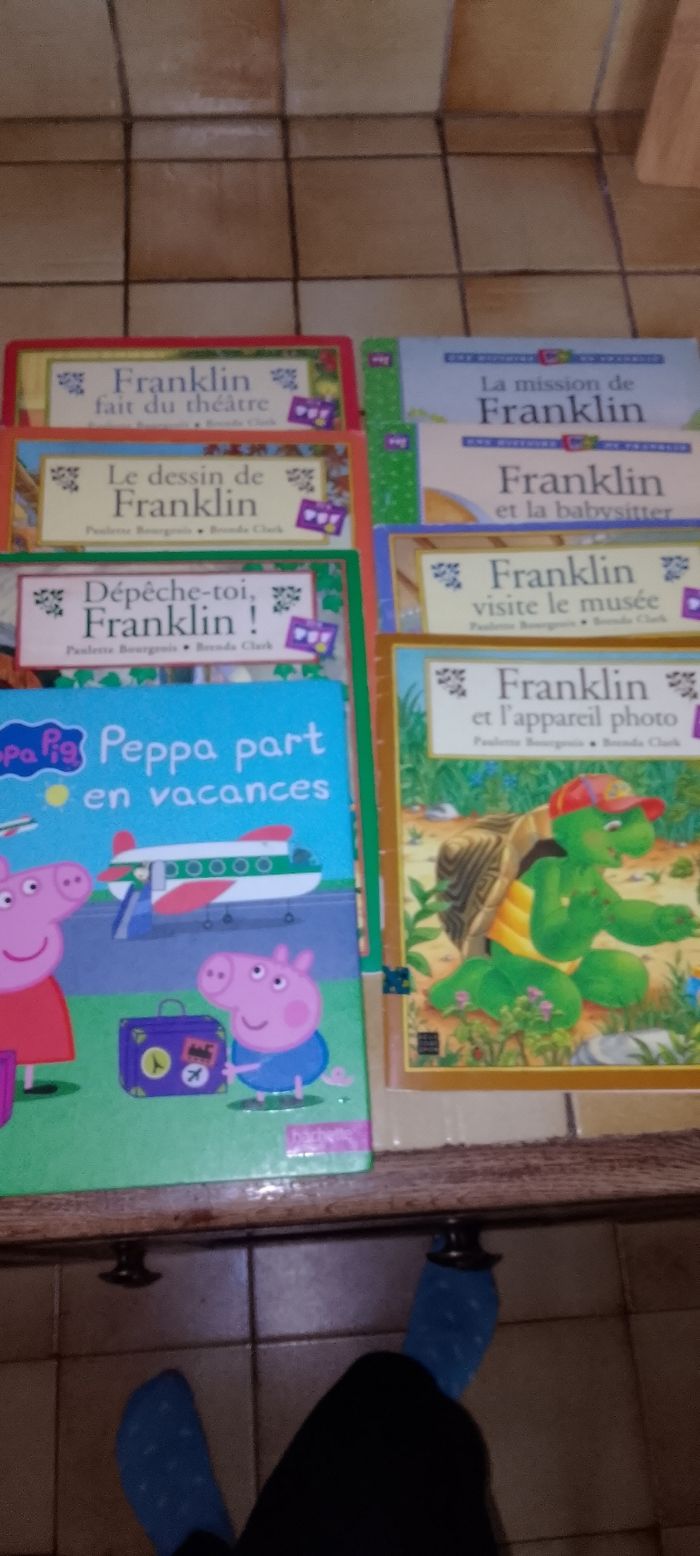 Lot livre Franklin et 1 Peppa pig