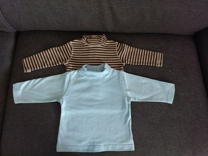 T-shirts manches longues taille 6 mois