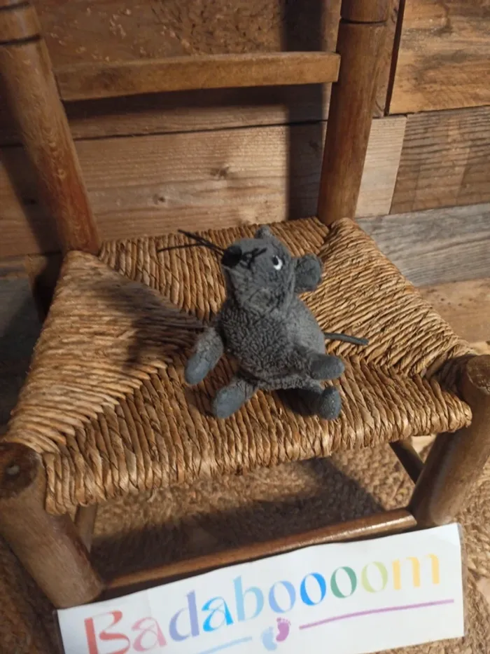 Peluche Souris grise Ikea tbe - photo numéro 2