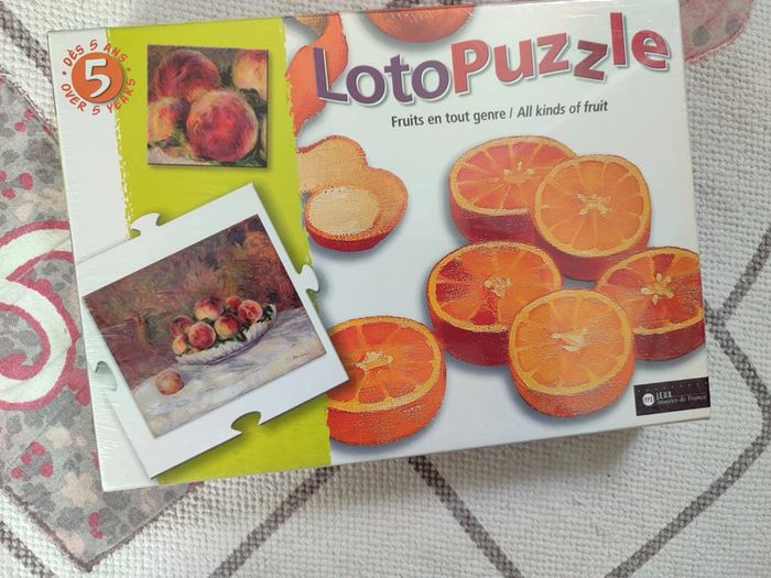 Loto puzzle fruit en tout genre