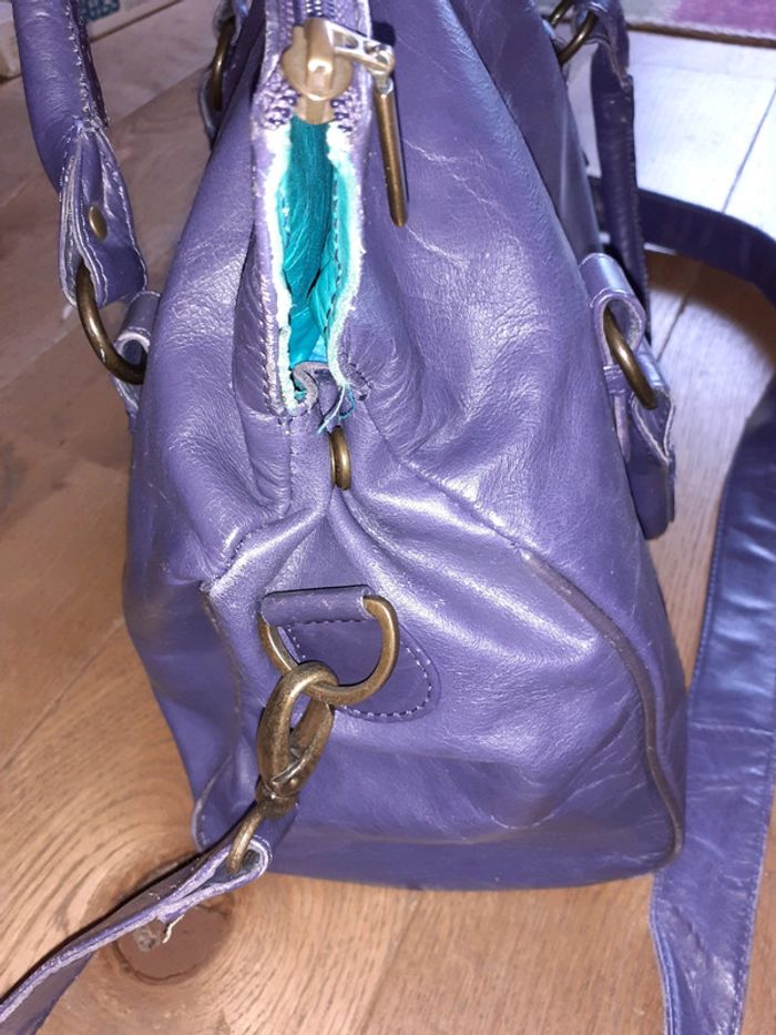 Sac à main violet - photo numéro 5