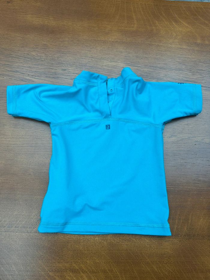 T-shirt anti UV manche courte bleu 18 mois nabaiji - photo numéro 7