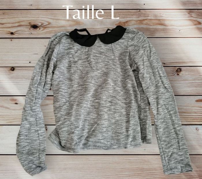 Haut avec colerette