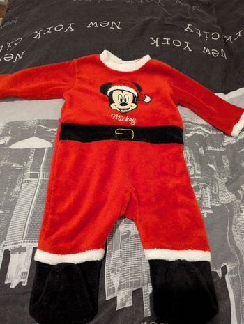 Pyjama Mickey Noël 12 Mois