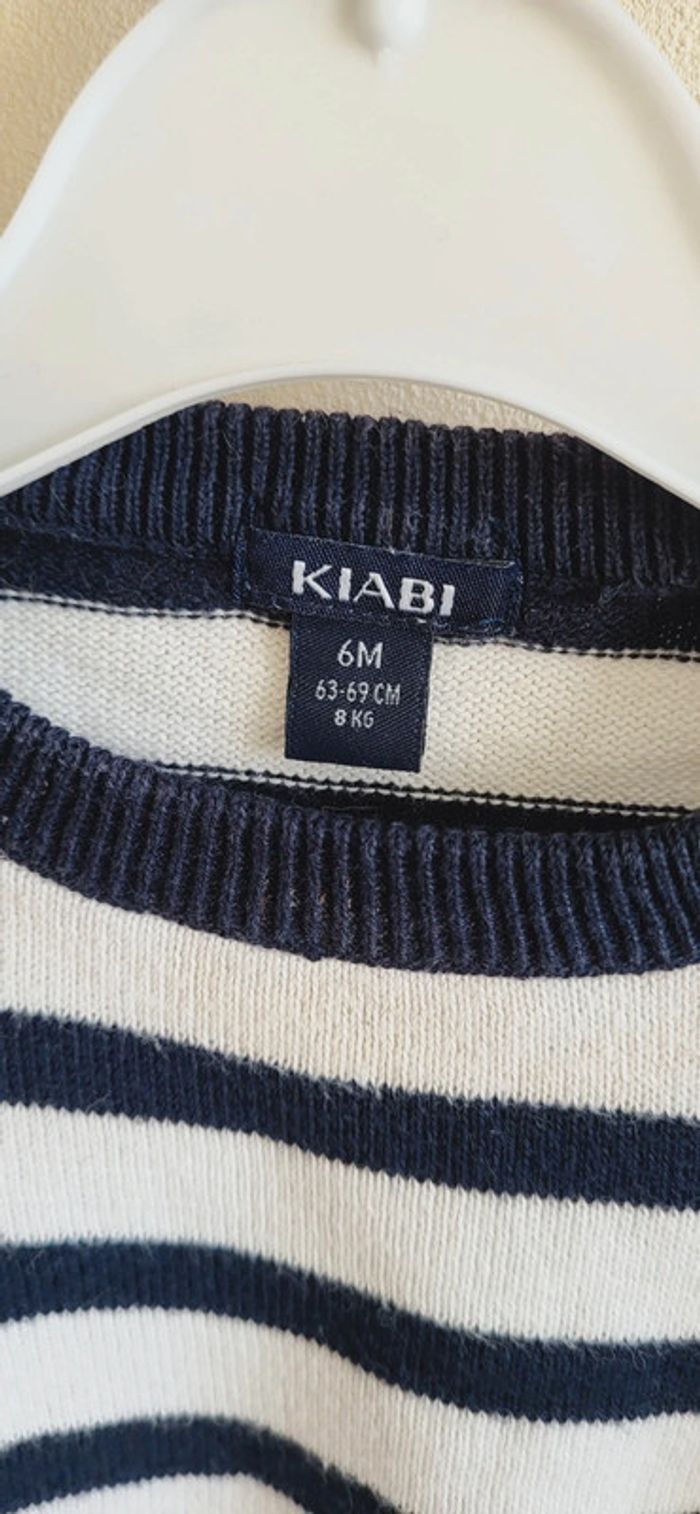 Pull marinière kiabi 6 mois - photo numéro 3