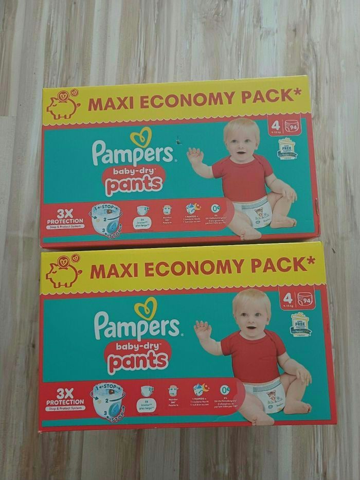 188 couches pampers pants taille 4