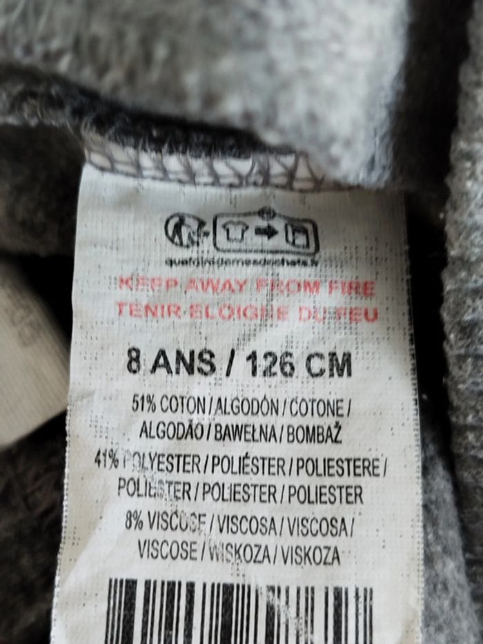 Jogging gris Stitch Disney taille 8 ans - photo numéro 4