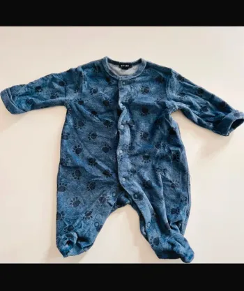 Pyjama velours marine
